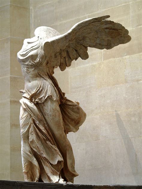 winged nike victory|statue of nike samothrace.